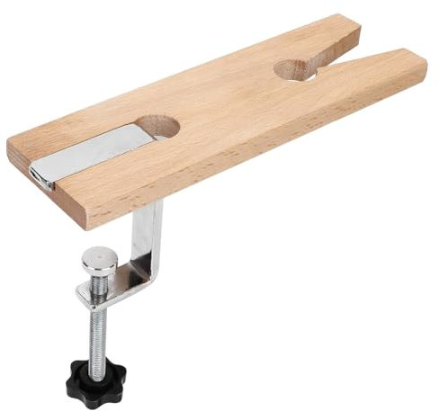 Stroagymoon Professional Wooden Jewelry Bench with Pin Clamp, Essential Tools for Cutting and Polishing Jewels