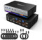 TESmart 8K@60Hz DP 1.4 KVM Switch for 3 Monitors 2 Computers, Triple Display KVM Switch with USB 3.0 Hub, 1G Ethernet, EDID Emulation, Hotkey/IR/Button Switch, 4K@144Hz, Mac/Win/Linux/Raspberry Pi
