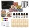 Kerzen Selber Machen Set, DIY Kerzenherstellung Kit 480G Bienenwachs für Kerzen, 9 Dosen 6 ätherisches Öl, Kerzendochte, 8 Farbstoffe, Dochthalter, Geschenk Kerzenherstellung für Erwachsene Anfängers
