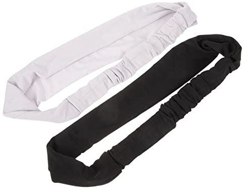 BELLIFFY 2pièces Bandeaux De Sport Élastiques pour Femmes Accessoires De Fitness Absorbants Et Respirants pour Yoga Course Et Entraînement