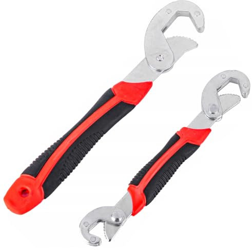 XPEX 2 Stück Universal-Schraubenschlüssel,Multischlüssel Verstellbarer,Maulschlüssel 6-32mm,Einstellbar Ringmaulschlüssel,Multifunktionsschlüssel