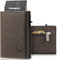 TENBST Portefeuille en Cuir Carbone Bloquant RFID | Porte Carte et Monnaie Homme | Etui Carte Bancaire Anti Piratage | Avec Billets et Poche | Cadeau