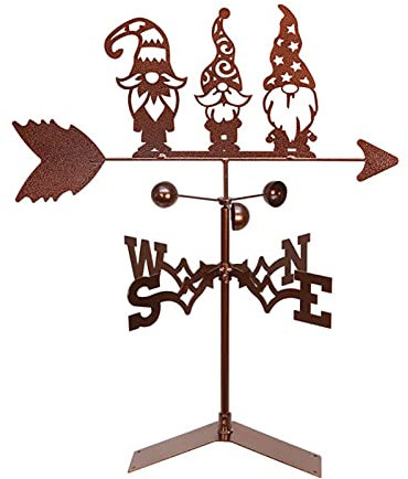 Vaneta de Viento de Metal, Veletas De Viento Para Tejado,Veleta Optimist,Indicador De DireccióN Del Viento,Granja Retro Durable Escena Viento Indicador De Dirección(B,50cm*30cm (19.7in*11.8in))
