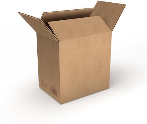 RaKuPack Versandkarton 25 Stück Faltkarton 150x100x150mm Innenmaß (15x10x15cm) Verpackungskarton Warensendung Karton braun Faltschachtel Pappkarton Paket Versandschachtel Kartonage verschiedene Größen