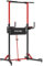 SPORTNOW Faltbar Kraftturm höhenverstellbar 127-223 cm, Dip Station mit Liegestützgriffe, Multifunktionale Power Tower, Klimmzugturm, Klimmzugstange, Kraftstation max. 120 kg, für Heimtraining