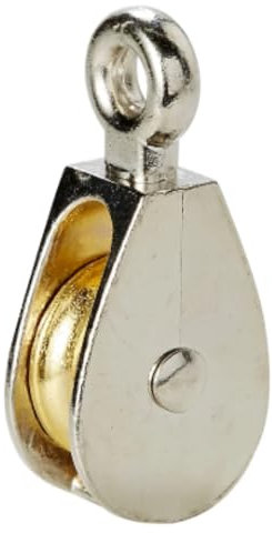 Aretro Fast Eye Pulley with 35mm Wheel, 7.5mm Rope Capacity, 90kg Max Load, 360kg Breaking Force, perfect for setting up a washing line or other light-duty applications