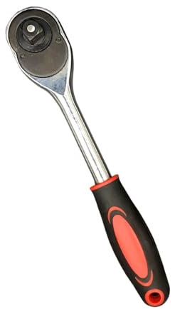 Ratschenschlüssel mit 1/2-Zoll-Antrieb, Ratsche mit 1/2-Zoll-Antrieb, Umschaltknarre, 1/2 Zoll Steckschlüssel mit Schnellspanner, Handwerkzeug mit Stahlantrieb, Ratschengriff