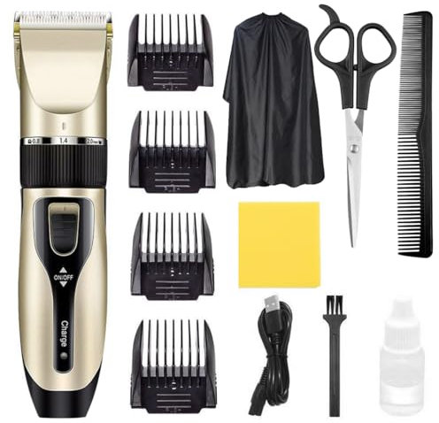 Professioneller Haarschneider, Haarschneidemaschine Set, Trimmer Bartschneider Langhaarschneider Herren，Haartrimmer herren,Wiederaufladbarer clipper haarschneider