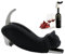 Apri del vino, apribottiglie in acciaio inossidabile a forma di gatto con manico in plastica, cavatappi per bottiglie di vino senza sforzo creativo per gadget da cucina creativa della birra