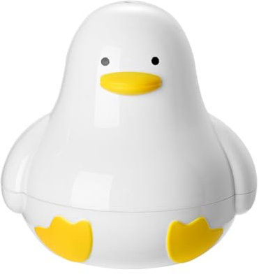 Dtaigou Egg Boiler for Microwave - 4-Capacity Breakfast Cooker - Boiler Steamer Gadgets Cook Soft and Hard Boiled Egg, Duck-shaped Microwave Poacher