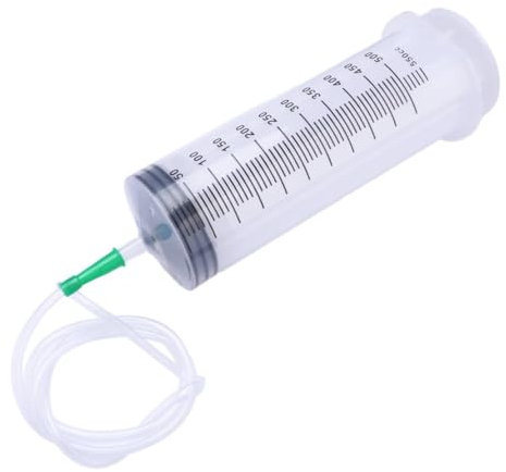 ciciTree 500ml Spritze Manuelle Öl-Saug-Vakuum-Transfer-Pumpe Fluid-Extraktor-Getriebe mit 1m Schlauch