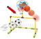 Canestro da pallacanestro da piscina, 79 x 55 x 48 cm, impermeabile, portatile, telaio in PVC con pompa a sfera, per bambini, adulti, divertimento in famiglia in cortile, spiaggia, lago, parco