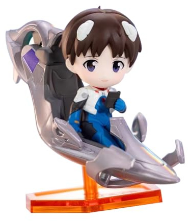 Jiumaocleu Ikari Shinji-Figur, Anime-Look-Up-Figur, Ikari Shinji, Mini-Figur, Tortenaufsatz, Modell, 9 cm, Schreibtisch, Auto, Geburtstagsdekoration, Geschenk für Fans