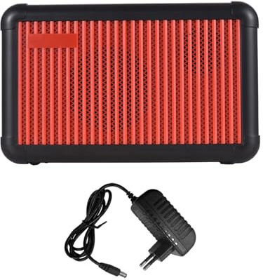 Vroomoto AMPLIFICATORE PER CHITARRA ELETTRICA 15W WIRELESS BT ALTOPARLANTE AMPLIFICATORE PER CHITARRA FUNZIONE DI ACCORDATURA ALTOPARLANTE PORTATILE LA PRATICA QUOTID (Spina europea)