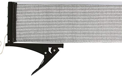 Donic-Schildkröt Tischtennisnetz Team Clip-On, klappbare Netzpfosten, mit praktischer Clip-Befestigung, max. Plattenstärke 3,5 cm, in Tragetasche, 808302