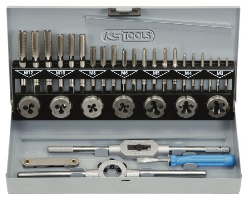 KS Tools 331.0732 HSS Co Gewindeschneidwerkzeug-Satz, 32-tlg.