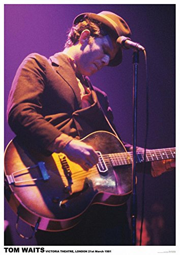 TOM WAITS Poster London 1981