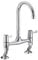 Bristan VAL BRDSM C 6 CD Value Lever Bridge Kitchen Sink Mixer Tap with 6 (152mm) Levers with Swivel Spout, Chrome