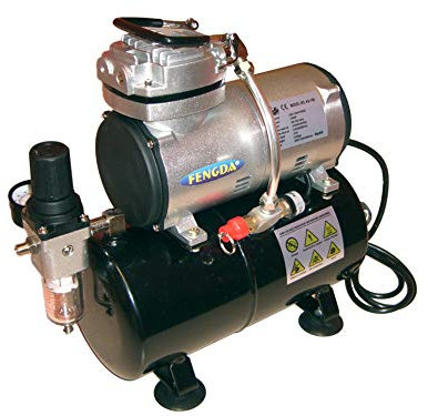 Hobby Airbrush Compressor with air Tank Fengda® AS-186
