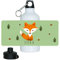 Eurofoto Trinkflasche mit Namen Dora und schönem Motiv mit Fuchs im Aquarell-Stil für Mädchen | Aluminium-Trinkflasche