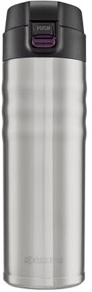 Kyocera MB-17F SS Ceramic Coated Travel Mug with Twist Top, Stainless Steel, 500ml