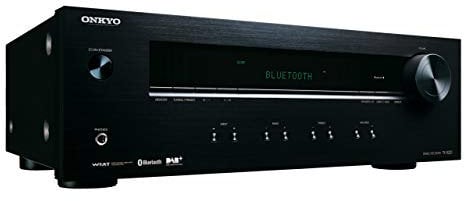 Onkyo TX-8220(B) Stereo Receiver (Hifi Verstärker 100 W/Kanal, Multiroom, Bluetooth, Streaming, DAB+/FM/RDS-Radio, MM-Phono-Vorverstärker für Plattenspieler), Schwarz