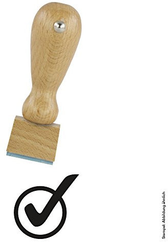 Holzstempel Haken für Bonuskarten/Treuekarten/Pass Pässe passend für Bereiche wie Gastronomie, Restaurant, Weinhandel, Getränkehandel, Freizeit, Gaststätte Bäckerei