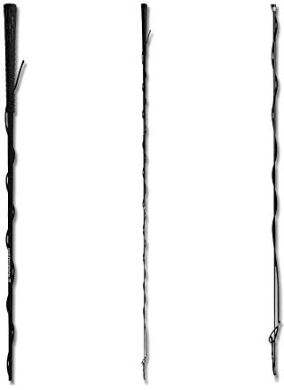 Equipride Waldhausen Fouet à lune, 2 pièces, 180 cm, 200 cm, noir, rose, ciel (noir, 200 cm)