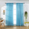 FeiliandaJJ 100x200cm Voile Vorhang Weihnachten Schneeflocke Transparente Gardinen Atmungsaktiv Ösenschal Gardinenschals Wohnzimmer Schlafzimmer Kinderzimmer Vorhänge