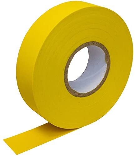 PVC isolant en ruban adhésif 19mm x 33m pour électriciens & amateurs jaune