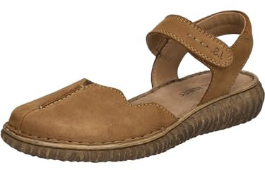 Josef Seibel Damen Riemchensandalen Ronja 01, Frauen Sandalen,Weite G (Normal),Freizeitschuhe,offene Schuhe,Castagne,42 EU