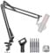 InnoGear Microphone Arm, Upgraded Mic Arm Microphone Stand Boom Suspension Stand with 3/8 to 5/8 Screw Adapter Clip for Blue Yeti Snowball, Yeti Nano, Yeti x and other Mic, Large