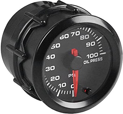 ETOPARS 52mm Automotor Kfz 2 Zeiger Öldruckmesser Ölpresse Messgerät Kit 7 Farbe Lichtanzeige Zeigeranzeige