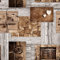 PVC Tischdecke Nostalgie Wachstuch NEU · Breite & Länge wählbar · abwaschbare Tischdecke · Holz Holzdiele grau beige Texas, Größe:140 x 210 cm