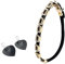 Jixin4you Sangles de Chaussures Attache Bride Cheville Lacet pour Escarpin Chaussure à Talon Amovible 2Pcs Noir PU