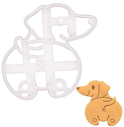 Lächelnder Dackel Hintern Ausstechform, 1 Teil (Dachshund)