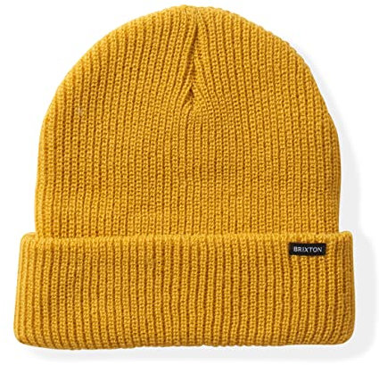 Brixton Unisex Becket Beanie Hat, Mustard, One Size