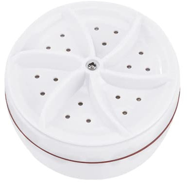 Gcroet Mini Washing Machine, Mini Washing Machine Portable Washer USB Turbo Washing Machine For Home Travel Camping 30W White
