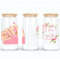 online-hut - Trinkglas - Longdrink Glas - Becher aus Glas inkl. Deckel und Strohhalm - mit Nails & Spruch - i love nails - A-NB-08-1 (Transparent)