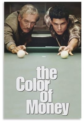 LIANGSHUANG Filmregie von Martin Scorsese The Color of Money Poster Leinwand Gemälde Poster Wandkunst Dekorative Bild Drucke Moderne Dekoration 30 x 45 cm