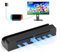 Juseisin Docking station portatile per Nintendo Switch & Switch OLED, Ethernet, USB-A e porte USB-C, ricarica rapida, design compatto