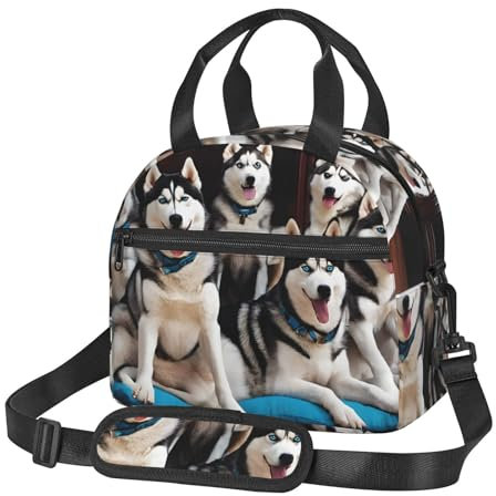 KDUBNJDS Lunchtasche, isoliert, für Damen, Herren, Erwachsene, Büro, Arbeit, Picknick