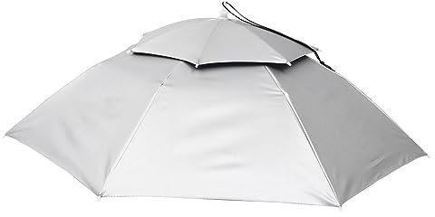 Parliky Parapluie Casque Double Couche Extérieur Anti-météo Protection Uv Sans Utilisation Des Mains Pour Jardinage Randonnée