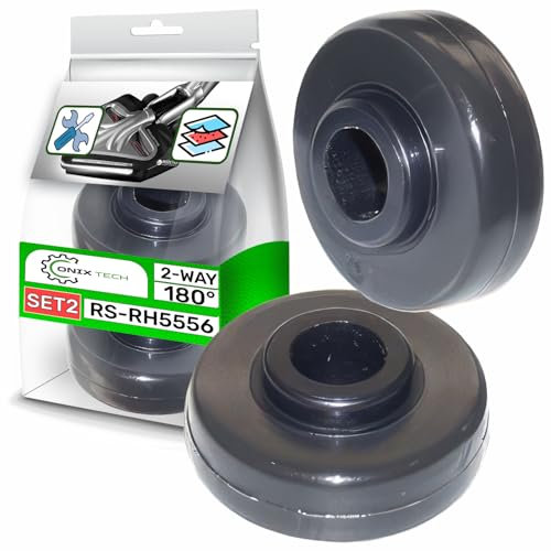 ONIX TECH 2 Piezas Ruedas para Bajo el Cepillo un Aspiradora a Batería Ø 16/5 mm con Código Original RS-RH5556 RSRH5556 para Rowenta para Tefal - Garantía de 5 Años