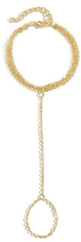 KBRPEY Exquisites Armband Damen mit Perlen Elegantes Gold Armband für Frauen Festival Outfit Schmuck Perfekt für jeden Anlass(Gold-2)