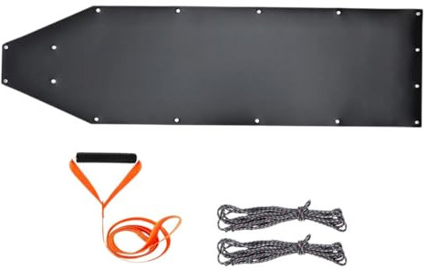 Buerfu Deer Sled Drag - Verdickter Hirschschlitten Game Hauler für die Jagd - Eisangeln Schlitten, Game Glide Jagd Zubehör mit Geschirr und Seilen für Eisfischen Camping