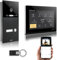 GVS - IP Video Türsprechanlage mit Türöffner, RFID Zugang, HD Kamera, 1x 7 Zoll Monitor & App - Smarte Video Türklingel mit Kamera & Gegensprechanlage für 1 Familienhaus (AVS4284U)