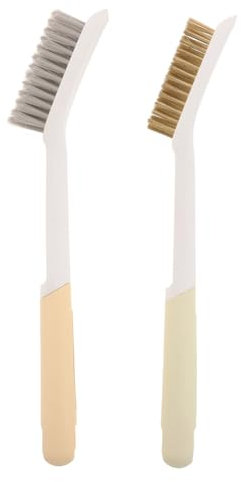 HAPINARY 2pcs Kitchen Cleaning Brush Oven Cleaner Grout Cleaner Wire Brushes for Cleaning Decking Cleaner Hob Cleaner Patio Cleaner Fluid Upvc Cleaner Limescale Remover Nylon