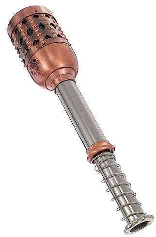 Moxa Stab Moxibustionsstab aus Antikem Kupfer für Nacken und Körper | Moxibustionszentren und Zuhause, Ergonomisches Design, Goldene Ausführung, Unterstützt Hautpflege