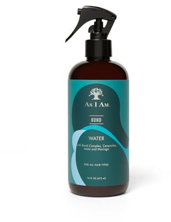 As I Am Bond Water - 16 oz - with Moringa, Amla, & Ceramides - Hair Repair Treatment For Damaged Hair